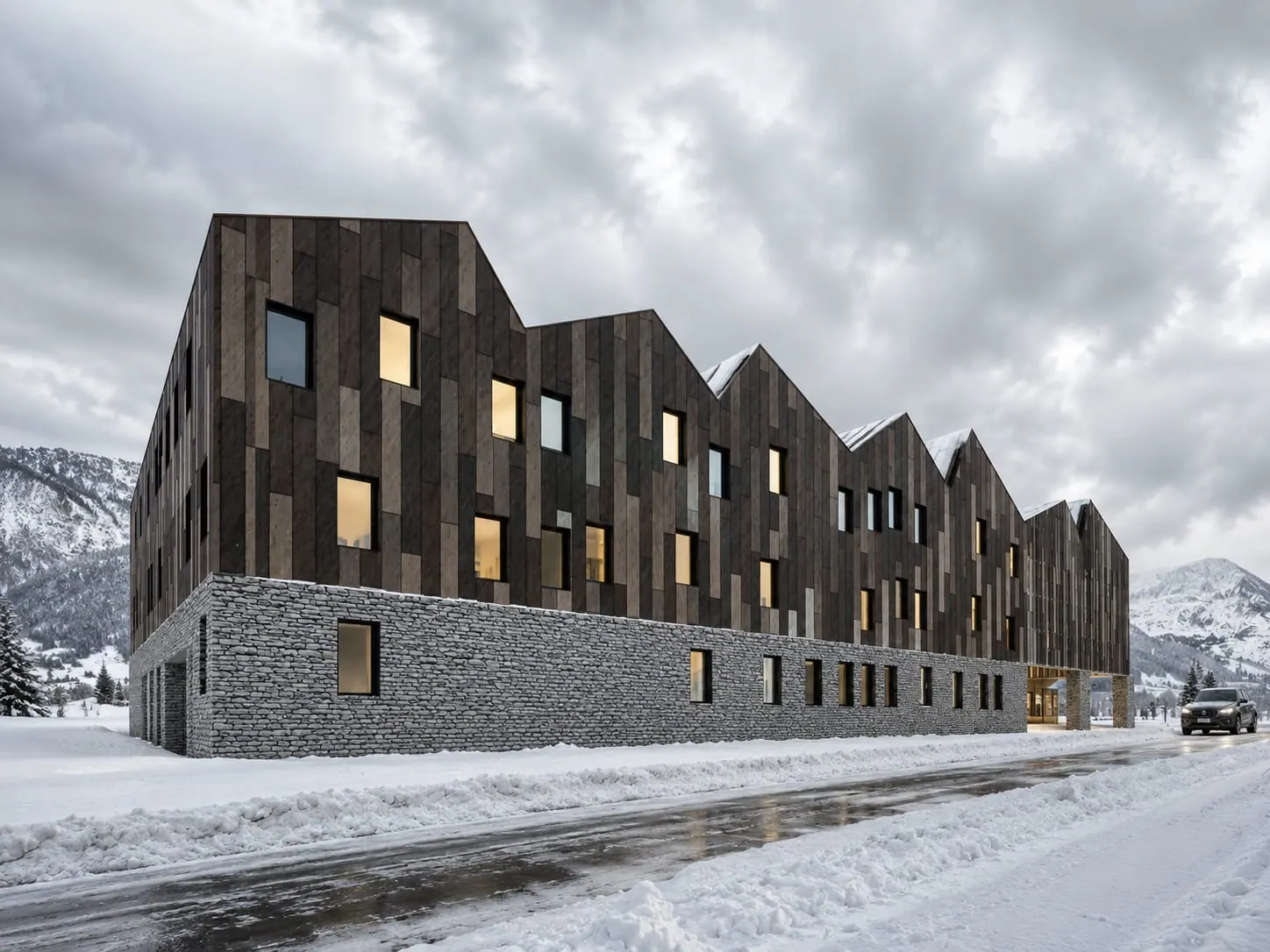 Concurso Mun. Lonquimay — Concursos de Arquitectura, Lonquimay, Araucania, Chile