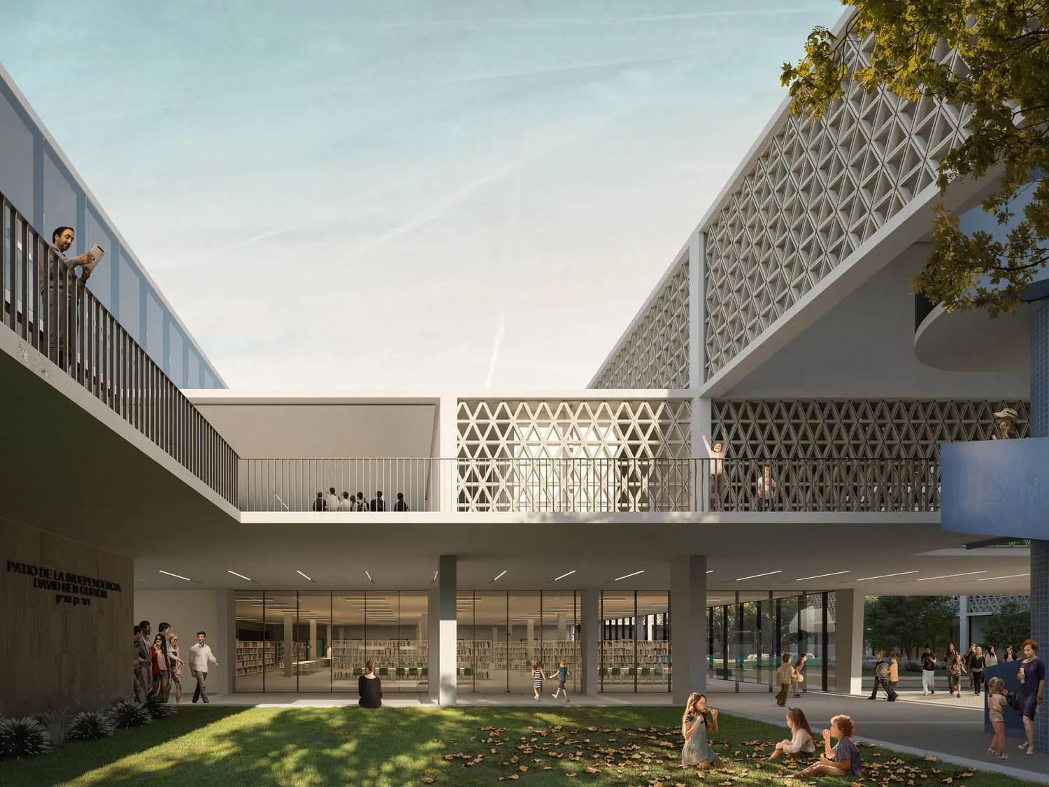 Concurso Instituto Hebreo — Concursos de Arquitectura, Las Condes, Santiago, Chile