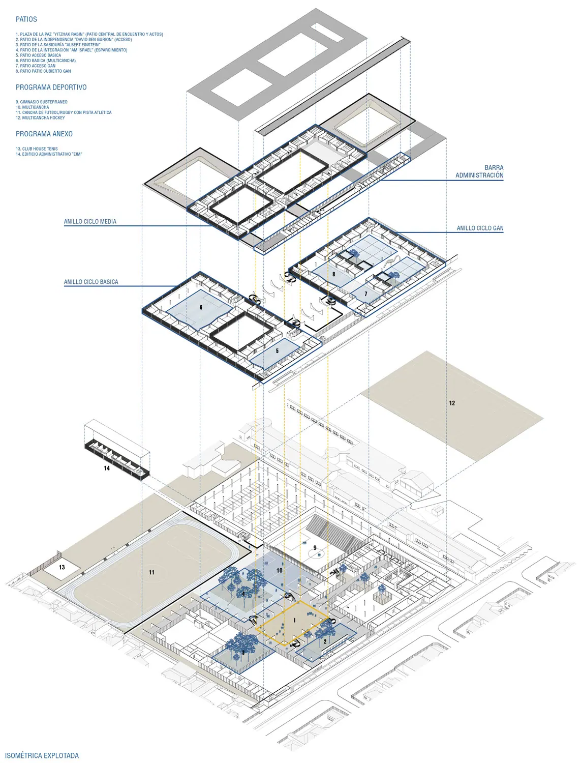 Concurso Instituto Hebreo — detalle 2