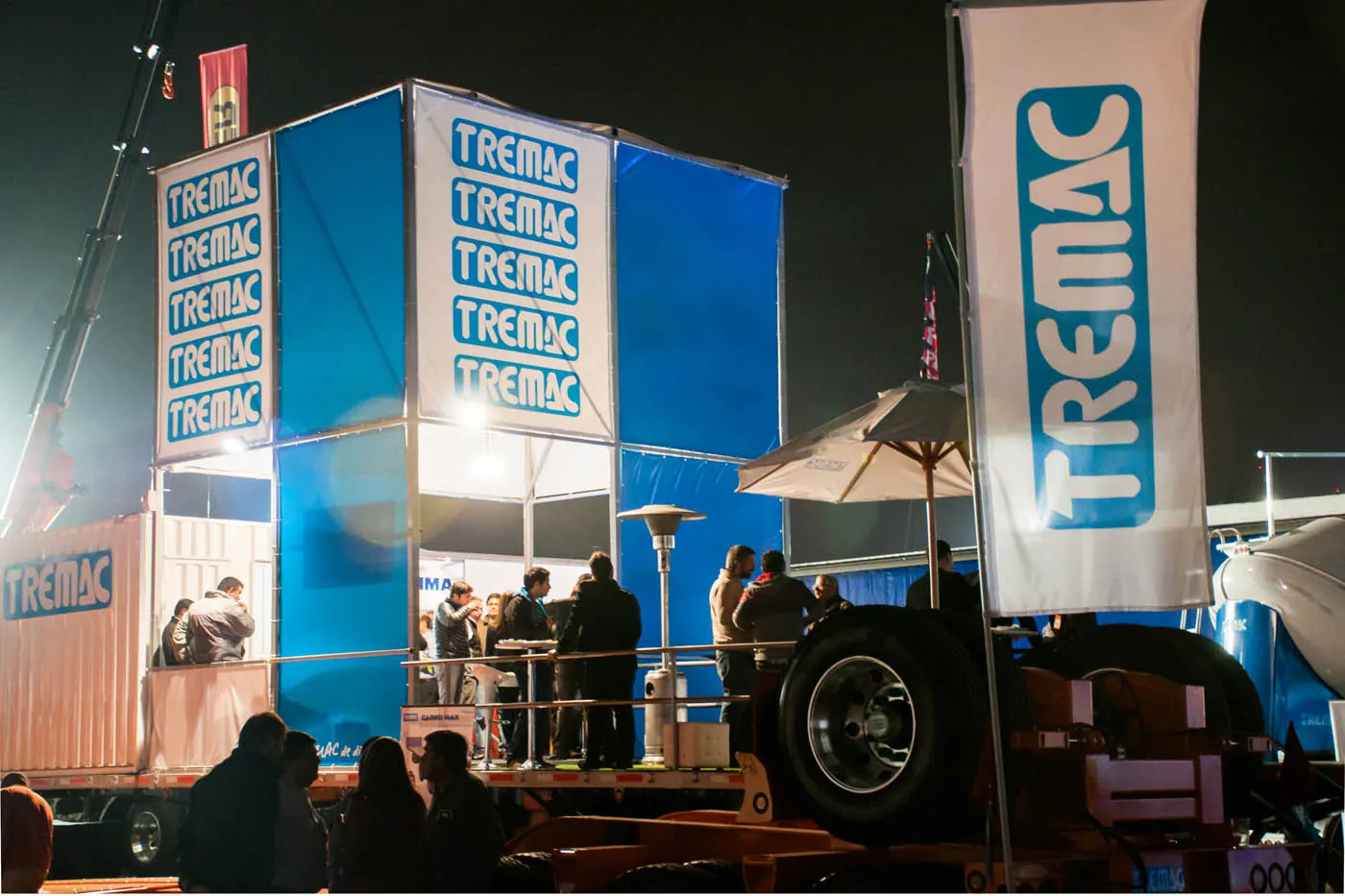 Stand Tremac en Fenatran — detalle 1
